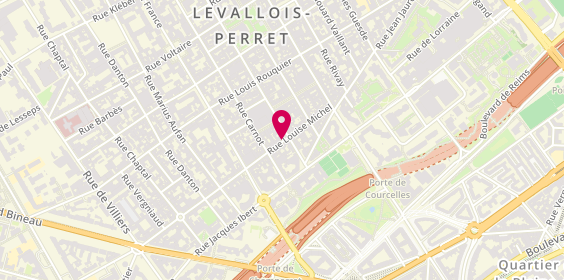 Plan de Immo-Gérance, 59 Rue Louise Michel, 92300 Levallois-Perret