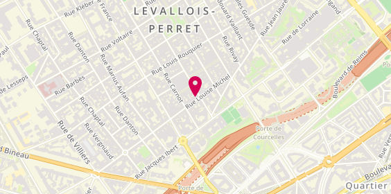 Plan de Century 21, 61 Rue Louise Michel, 92300 Levallois-Perret