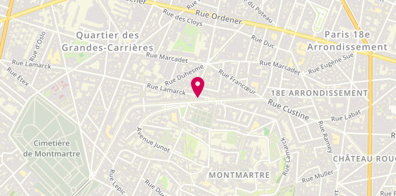 Plan de Immopolis, 105 Rue Caulaincourt, 75018 Paris