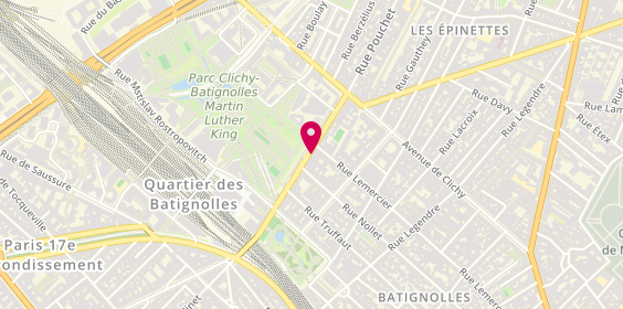 Plan de Aktualis Conseil en Immobilier, 168 Rue Cardinet, 75017 Paris