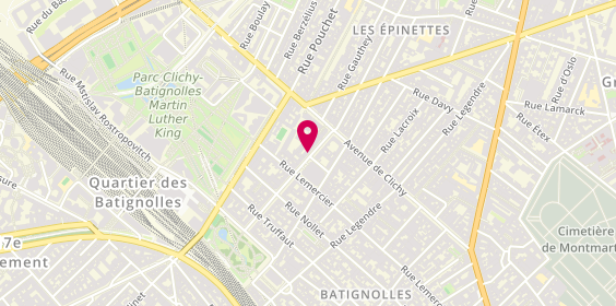 Plan de Impact Immo, 37 Rue Brochant, 75017 Paris