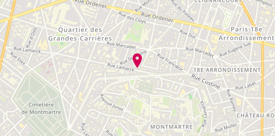 Plan de Terrasse & Cie Immobilier, 74 Rue Lamarck, 75018 Paris