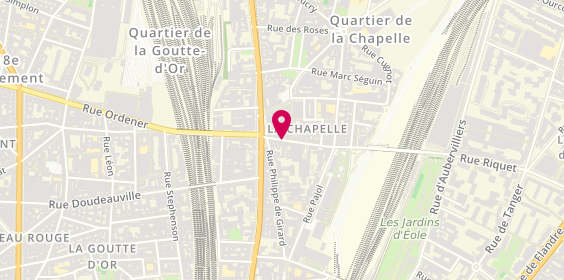 Plan de Foncia Fjb Conseil, 79 Rue Riquet, 75018 Paris