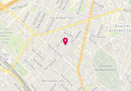 Plan de Century 21, 22 Rue du Dr Heulin, 75017 Paris
