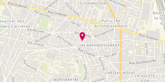 Plan de Ciad, 9 Rue Hermel, 75018 Paris