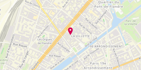 Plan de Citya Pecorari, 9 Rue de Joinville, 75019 Paris