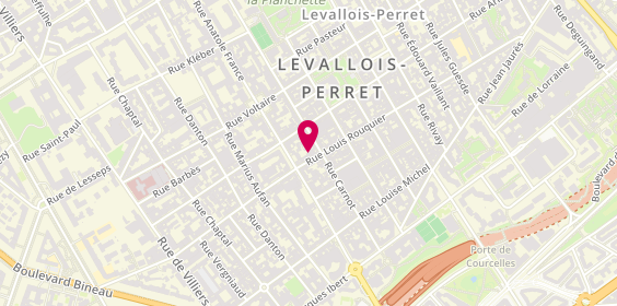Plan de Tony BARBIER Conseiller Immobilier, 53 Rue Louis Rouquier, 92300 Levallois-Perret