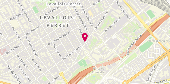Plan de Immo Shops, 23 Rue Rivay, 92300 Levallois-Perret