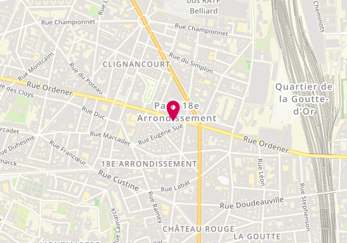 Plan de Orpi, 83 Rue Ordener, 75018 Paris