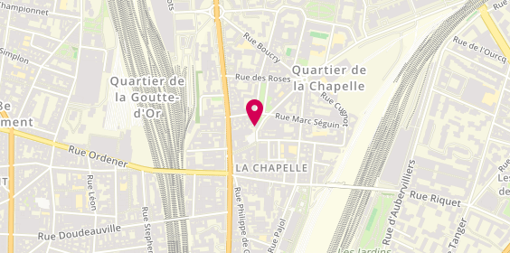 Plan de L'Immobilier Par Charly, 5 Rue de l'Évangile, 75018 Paris