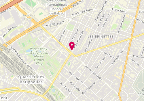 Plan de Konouz Immobilier, 3 Rue Pouchet, 75017 Paris