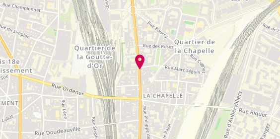 Plan de Auburtin Xavier Marie, 24 Chapelle, 75018 Paris
