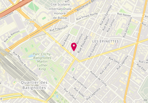 Plan de Francilien Immobilier, 4 Rue Berzélius, 75017 Paris