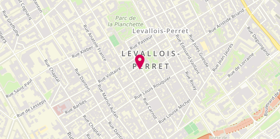 Plan de Guy Hoquet, 41 Rue Gabriel Péri, 92300 Levallois-Perret