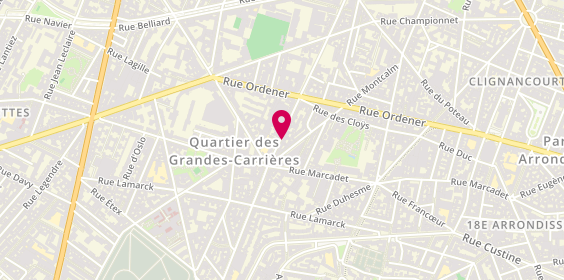 Plan de Bonus Pater Familias, 86 Rue Damrémont, 75018 Paris