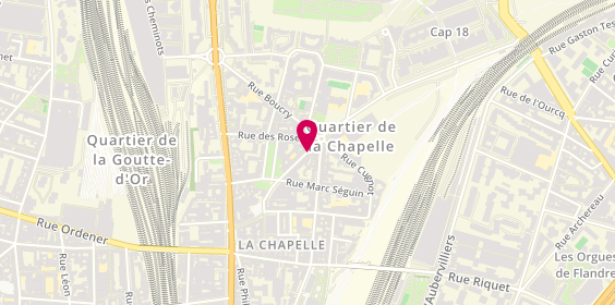 Plan de Intramuros, 22 Rue de l'Evangile, 75018 Paris