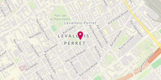 Plan de L'Agence de Levallois, 5 place de la République, 92300 Levallois-Perret
