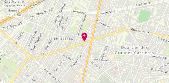 Plan de Ages@Loc, 67 Rue Guy Môquet, 75017 Paris