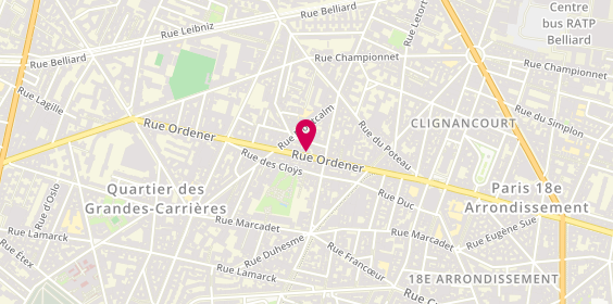 Plan de Cos immobilier, 120 Rue Ordener, 75018 Paris