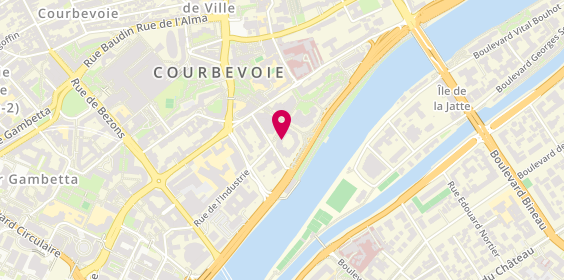 Plan de Fueri Nadine, 8 Rue Sainte-Marie, 92400 Courbevoie