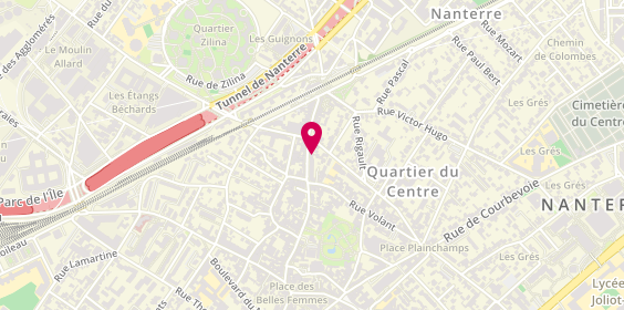 Plan de Cabinet immobilier Tassou Gestion - REMAX EVOLUTION, 58 Rue Maurice Thorez, 92000 Nanterre