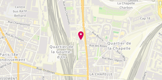 Plan de Edelweiss Property, 47 Rue de la Chapelle, 75018 Paris