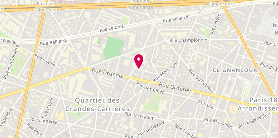 Plan de Av Transaction, 26 Damrémont, 75018 Paris