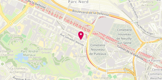 Plan de Groupama Immobilier, 124 Rue des 3 Fontanot, 92000 Nanterre