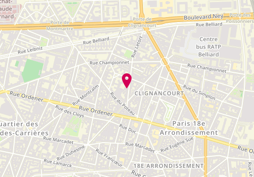 Plan de The Parisian Realtor | Vente Immobilière Sur-Mesure, 15 Rue Letort, 75018 Paris
