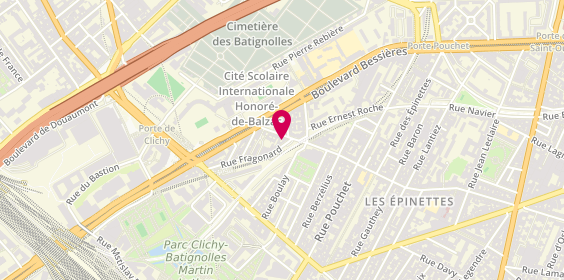 Plan de Immovance Paris, 89 Rue de la Jonquière, 75017 Paris