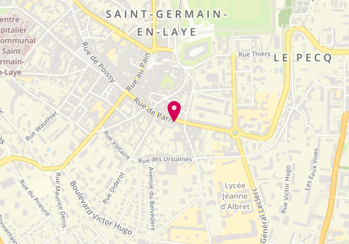 Plan de Côté Particuliers, 64 Rue de Paris, 78100 Saint-Germain-en-Laye