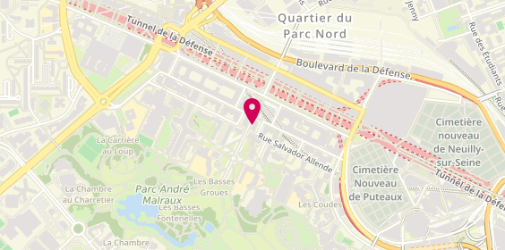 Plan de Agence du Parc, 33 esplanade Charles de Gaulle, 92000 Nanterre