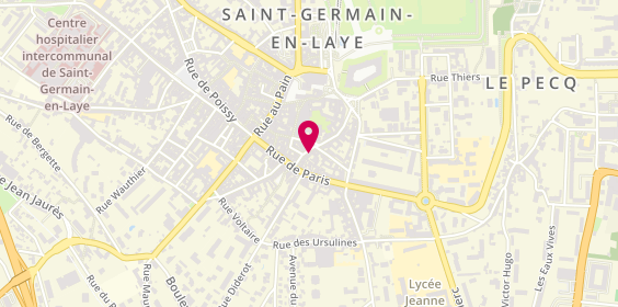 Plan de Cabinet Immo Land, 12 Rue du Vieil Abreuvoir, 78100 Saint-Germain-en-Laye