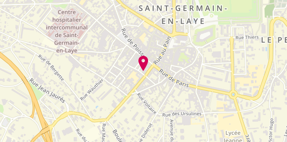 Plan de AGENCE Pireire Centre, 4 Rue des Joueries, 78100 Saint-Germain-en-Laye