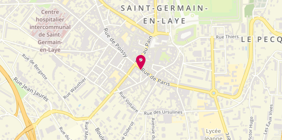 Plan de FONCIA | Agence Immobilière | Location-Syndic | Saint-Germain-En-Laye | R. de Paris, 16 Rue de Paris, 78100 Saint-Germain-en-Laye