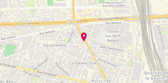 Plan de Dray Immobilier, 55 Boulevard Ornano, 75018 Paris