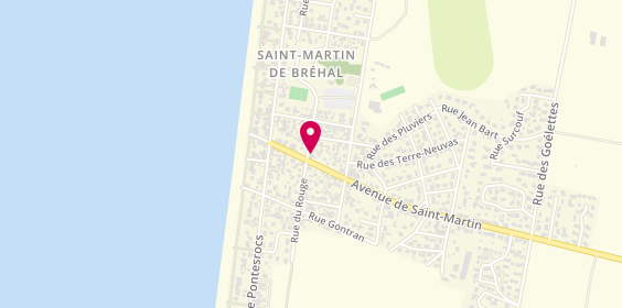 Plan de Delamarche Immobilier, 17 avenue de Saint-Martin, 50290 Bréhal