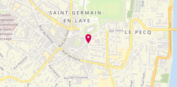 Plan de L'Agence Internationale de Saint-Germain, 4 place André Malraux, 78100 Saint-Germain-en-Laye
