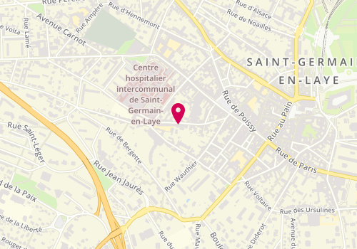 Plan de Sogesym SAS, 35 Rue Grande Fontaine, 78100 Saint-Germain-en-Laye