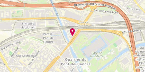 Plan de Bounouh Eddine, 23 avenue Corentin Cariou, 75019 Paris