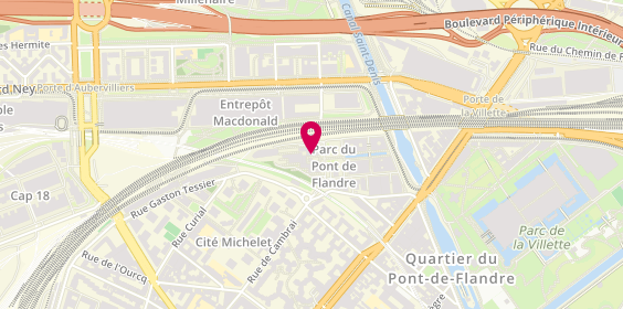 Plan de Groupe Pierre et Vacances - Center Parcs, 11 Rue de Cambrai, 75019 Paris