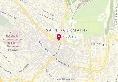 Plan de Saint Germain Immobilier Conseil, 4 Rue République, 78100 Saint-Germain-en-Laye