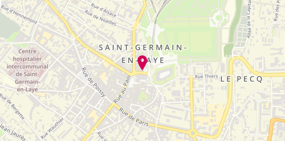 Plan de Agence Alpha Foncier, 1 Rue de la Surintendance, 78100 Saint-Germain-en-Laye