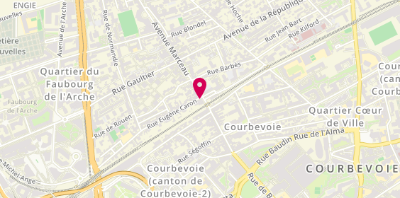 Plan de Laforêt Immobilier, 1 avenue Marceau, 92400 Courbevoie