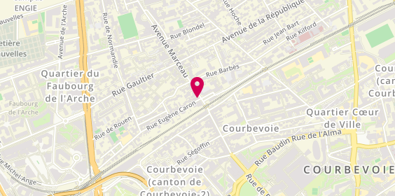 Plan de Agence le Bihan, 3 avenue Marceau, 92400 Courbevoie