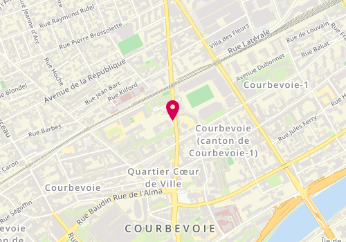 Plan de Mapad Immobilier, 49 Rue de Colombes, 92400 Courbevoie