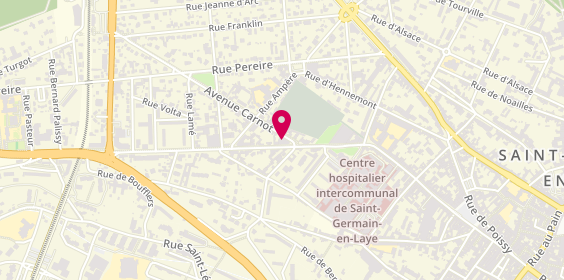 Plan de Agence Principale, 98 Rue Léon Désoyer, 78100 Saint-Germain-en-Laye