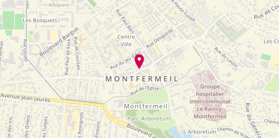 Plan de Agence du Centre, 23 Rue Henri Barbusse, 93370 Montfermeil