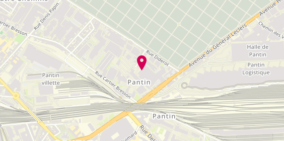 Plan de Dron Location, 77 avenue du Général Leclerc, 93500 Pantin