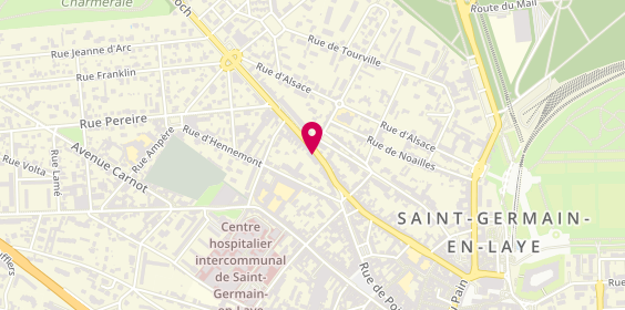 Plan de Stéphane Plaza Immobilier, 69 avenue du Maréchal Foch, 78100 Saint-Germain-en-Laye